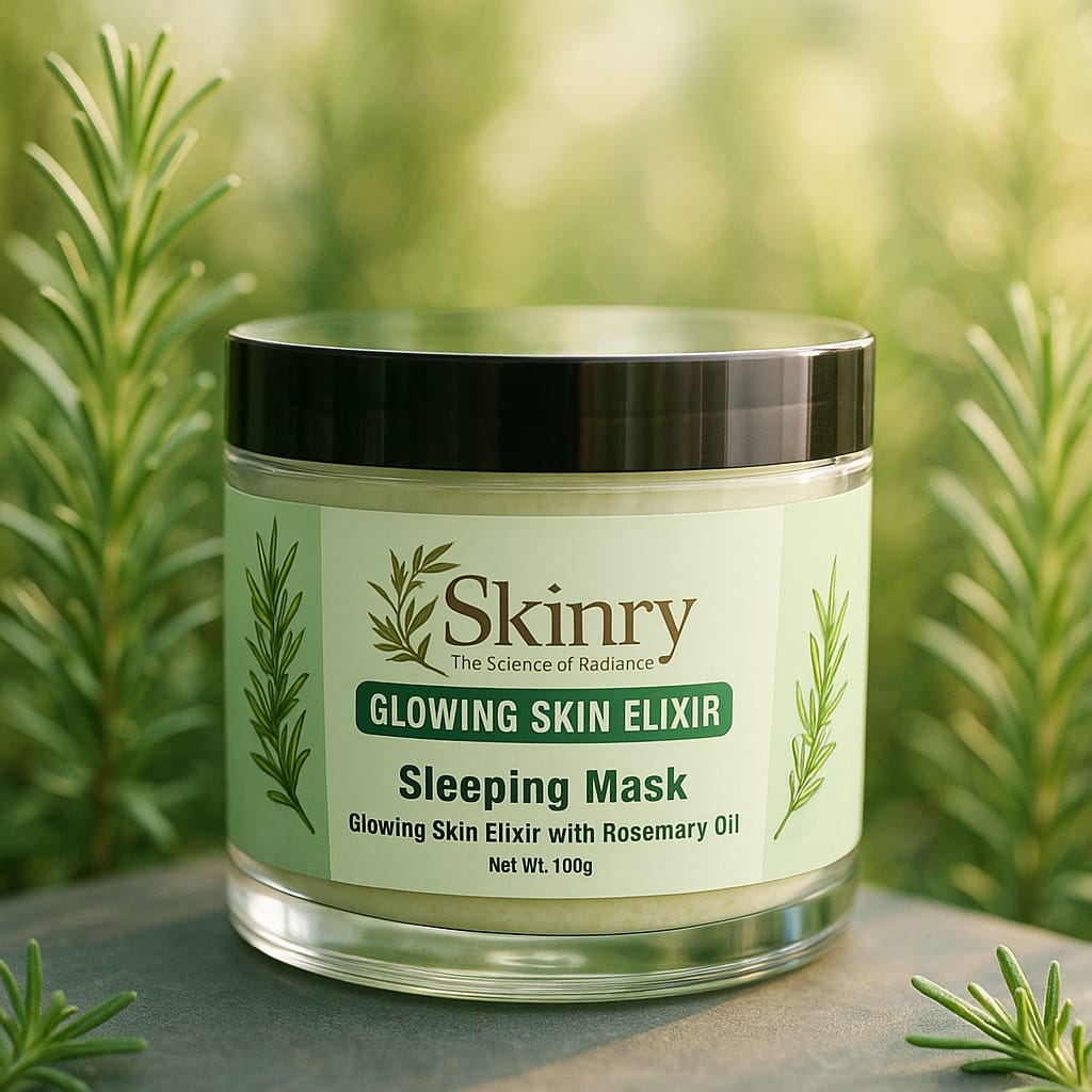 Skinry Sleeping Mask For Anti-Aging And Skin Rejuvenation | Overnight Hydrating Collagen Face Mask With Rosemary Oil & Nourishing Ingredients To Firm | Smooth | Repair Skin, 1 Count